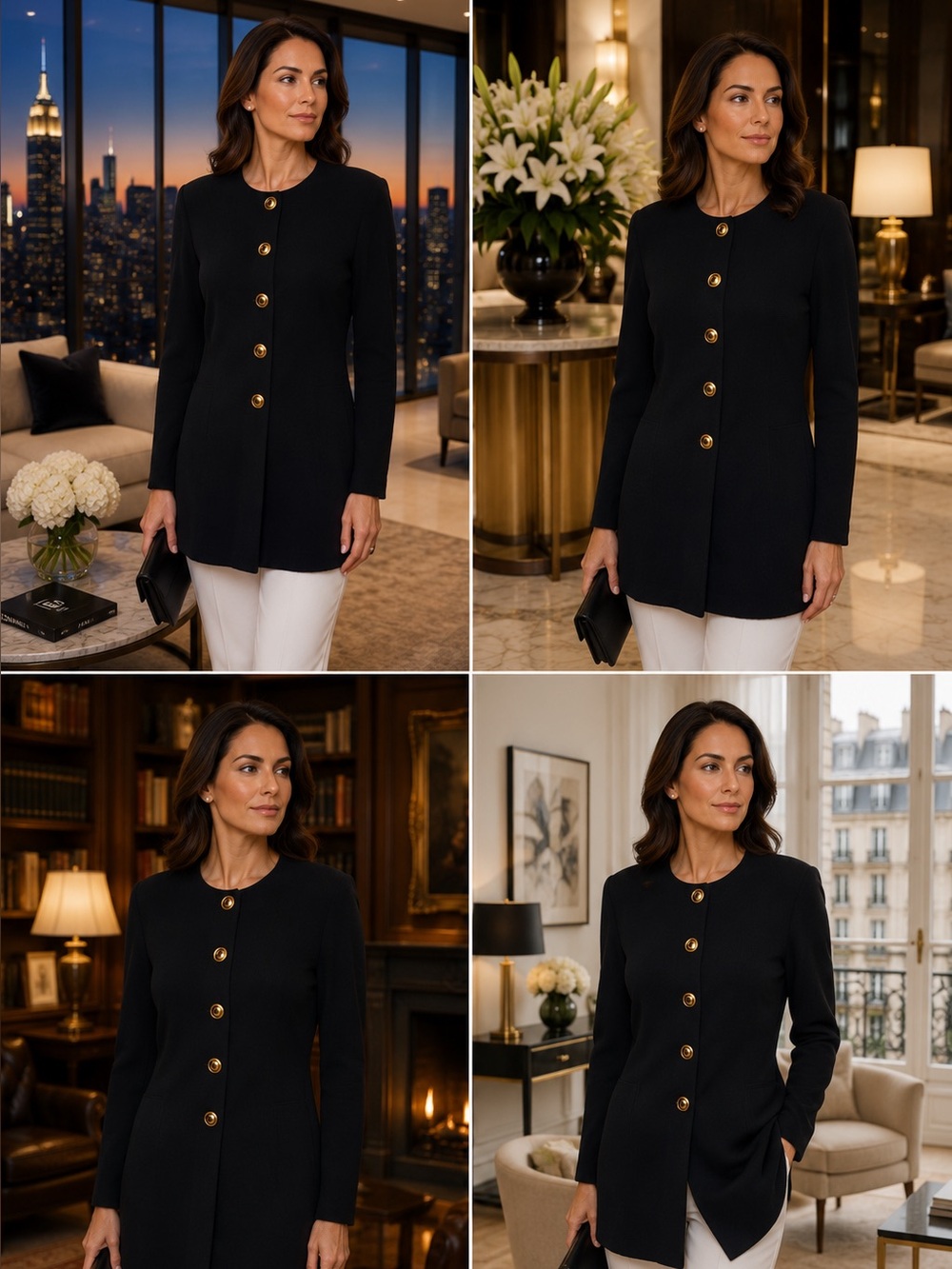 St. John Collection Evening Knit Jacket – Size M (US 8) - Picture 7 of 11